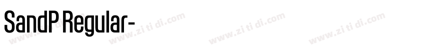SandP Regular字体转换 SandP Regular字体转换